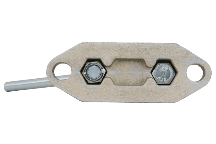 KNOTT B48C6 öntöttvas támasztókerék-szorító 48 mm-es hullámos csőhöz