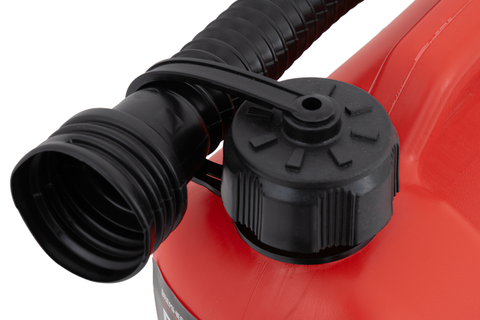 5 literes HERMON műanyag kanna tölcsérrel, piros