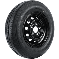 Megerősített pótkocsi kerék LINGLONG GUMIABRONCS 165/80 R13C 96/94N UNITRAILER FELNI fekete 4.5Jx13"H2 5x112 ET:30