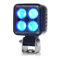 WAŚ 2243 W267 LED biztonsági lámpa, kék figyelmeztető lámpa