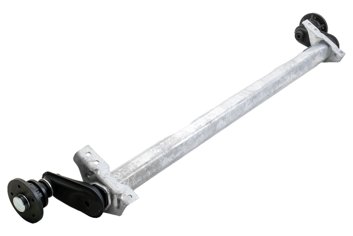 AL-KO PLUS fékezetlen tengely utánfutóhoz/autószállítóhoz 1300kg 1500mm 1950mm 5x112