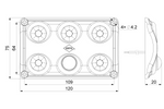 HORPOL LWD2156 LED 900lm belső autólámpa mozgásérzékelővel