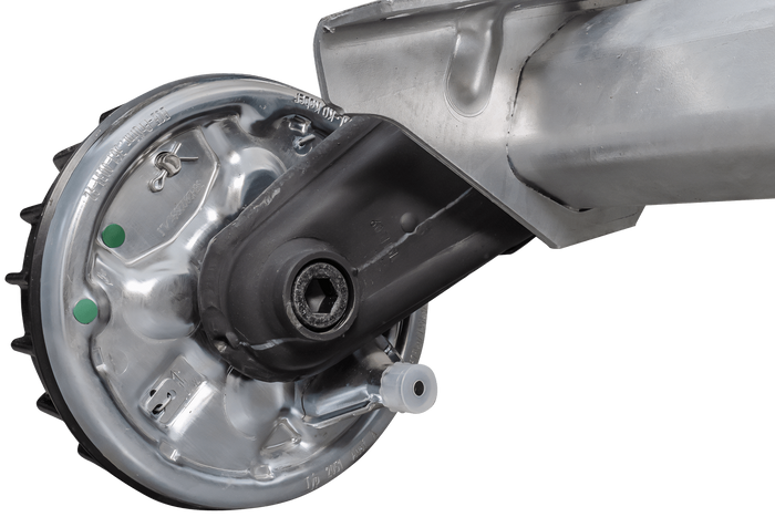 AL-KO COMPACT fékező tengely pótkocsihoz/szállítóhoz 1500kg 1200mm 1650mm 5x112