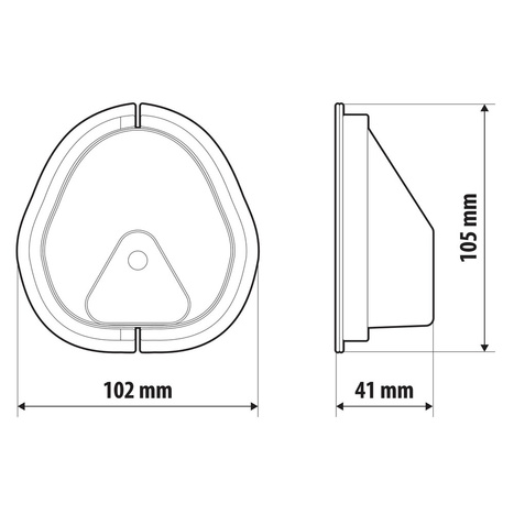 Lopásgátló zár LAMP x2 db buszokhoz, pótkocsikhoz, félpótkocsikhoz, készlet
