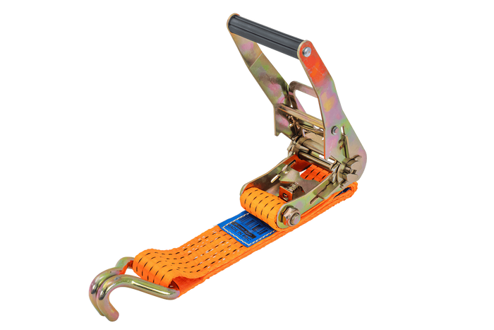 Négy darabos UNITRAILER 10m/50mm/5t szállítószalag-készlet feszítővel