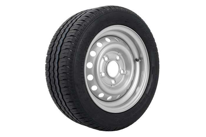 Megerősített pótkocsi felni GUMIABRONCS WANDA 195/50 R13C 104/101N FELNI PÓTKOCSIPŐ 5.5Jx13"H2 5x112 ET:30