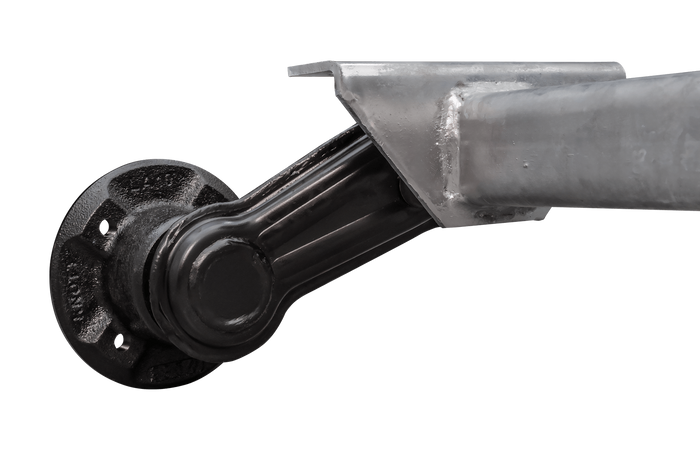 KNOTT VG7-L fékezetlen pótkocsi tengely 750kg 1505mm 1805mm 4x100