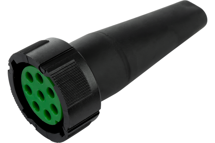 ASPOCK csatlakozó pótkocsi hátsó lámpáihoz, bajonett, 8 tűs, anya