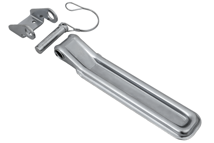 WINTERHOFF BSCH 10-17-270+BSCHG 10-17-C oldalsó zsanér fogantyúval, komplett pótkocsi oldalra szerelhető