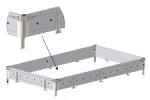 OUTLET BIS alumínium H-300 oldalak TEMARED TRANSPORTER 3217/2 és HOCHLADER 320/2 pótkocsikhoz 