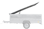 UNITRAILER GARDEN TRAILER 230 KIPP pótkocsiponyva zárbetéttel / kulcsos zárral