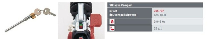 Biztonsági betét az AL-KO AKS1300 vonóhorog golyószárához