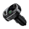 BASEUS T típusú FM adó bluetooth 4.2 MP3 + autós töltő 2x USB 3.4A