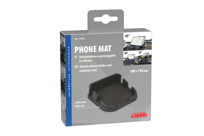 Telefonvédő alátét LAMP Phone-Mat szilikon szervező/autós tartó 110x110mm