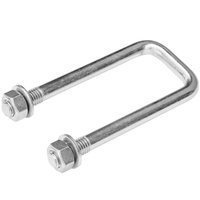 DROMET C típusú négyzet alakú bilincs anyákkal és alátétekkel M12 125/42/125