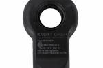 KNOTT KK7293S vonószem 3500 kg-os pótkocsihoz, 45 mm-es csővonórúddal, új típus