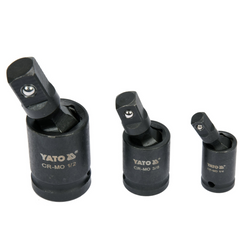 YATO YT-10643 Ütőcsatlakozó készlet 1/4", 3/8", 1/2" 3 részes.