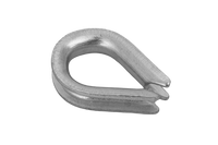 DROMET KU.4 kötélhüvely, acél kagyló, 4 mm