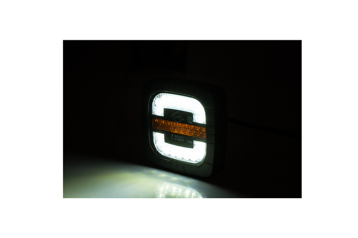 HORPOL ROCA LZD 2806 LED elülső lámpa 2 funkció univerzális tartóval