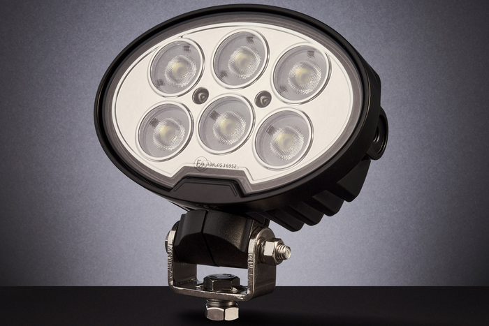 LED munkalámpa reflektor TT TECHNOLOGY FEKETE TT.13359F 6xLED 4800lm ovális