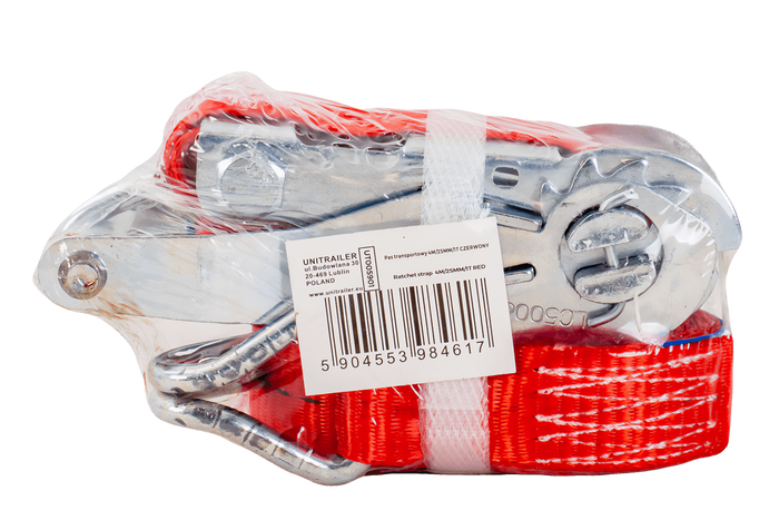 UNITRAILER 4m/25mm/1t szállítószalag feszítővel