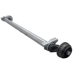 AL-KO COMPACT fékező tengely pótkocsihoz/szállítóhoz 1350kg 1750mm 2200mm 5x112