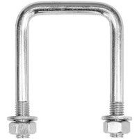 DROMET C típusú négyzet alakú bilincs anyákkal és alátétekkel M12 95/62/95