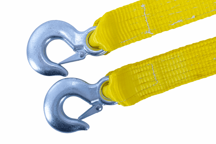 UNITRAILER vontatókötél horgokkal, vontatópánt 5m/50mm/6t sárga