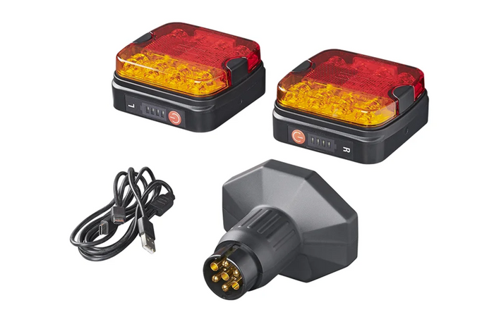 ProPlus LED 7 tűs hátsó lámpák 4 funkciós bal + jobb, mágneses, bluetooth-os