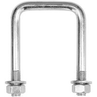 DROMET C típusú négyzet alakú bilincs M12 60/48/60 anyákkal és alátétekkel