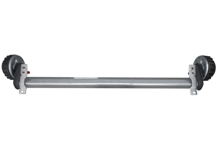 AL-KO COMPACT fékező tengely pótkocsihoz/szállítóhoz 1500kg 1400mm 1850mm 5x112