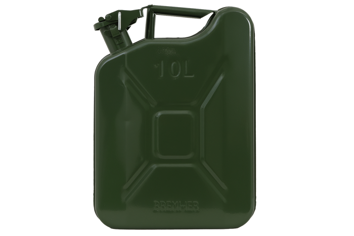 10 literes HERMON fémkaniszter zöld