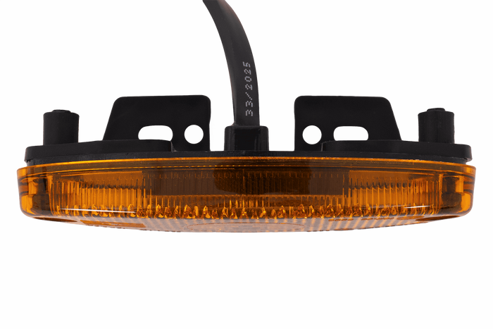 ASPÖCK FLATPOINT II LED-es helyzetjelző lámpa, narancssárga, univerzális, tartóval