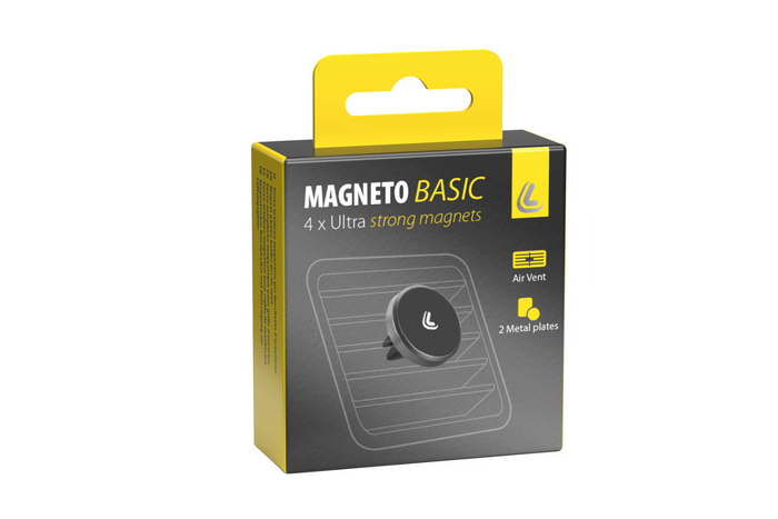 Magneto mágneses telefontartó a szellőzőnyíláshoz