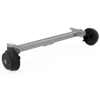 KNOTT VGB18MV fékezett tengely pótkocsihoz/autószállítóhoz 1800kg 1600mm 2070mm 5x112