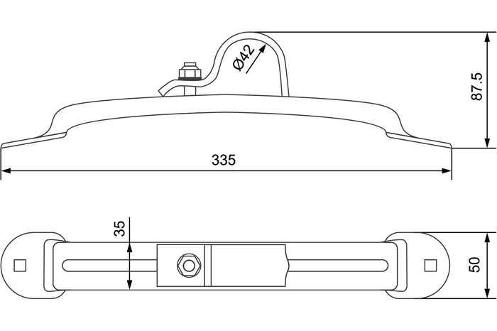 DOMAR DK8120 sárvédő rögzítő konzol állítható konzol