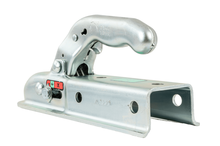 KNOTT KQ14-B gömbfejű vonóhorog 1400 kg-os pótkocsihoz, 60 mm-es négyzet alakú vonórúddal