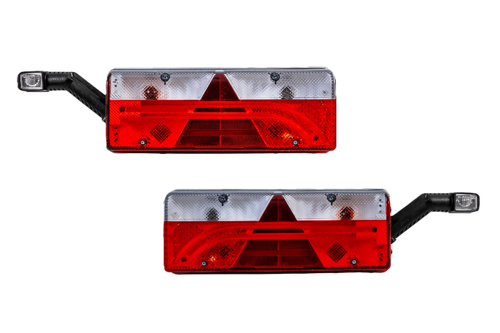 ASPÖCK EUROPOINT III LED bajonettzáras hátsó lámpák 7 tűs ASS2 kürttel 7 funkciós bal+jobb