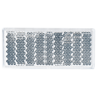 Téglalap alakú öntapadós reflektor FEHÉR DOBPLAST 76x34mm fényvisszaverő