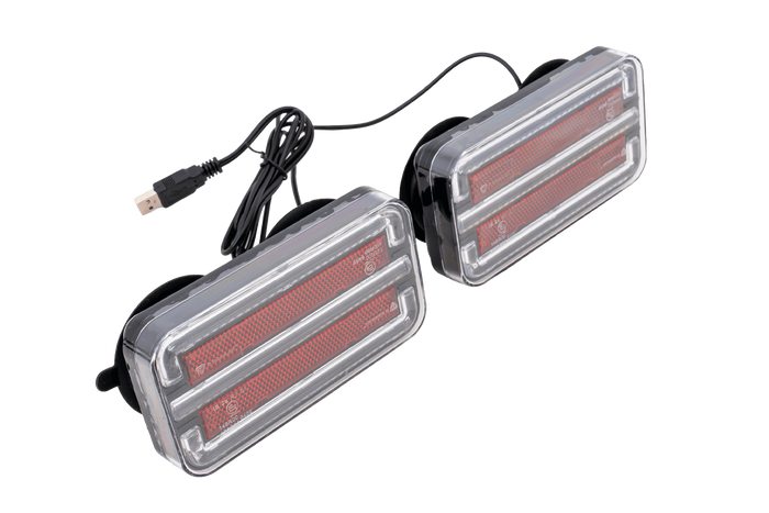 TT Technology TT.12028B-DI LED hátsó lámpák 3 funkciós bal + jobb, vezeték nélküli, mágneses