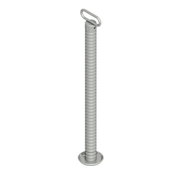 Fix tartó bordás csővel KNOTT 6D6585.001 800 kg-os pótkocsihoz 48 mm 705 mm