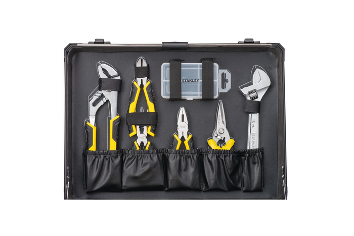 STANLEY STMT98109-1 szervizkészlet, szerszámkoffer, 142 darabos