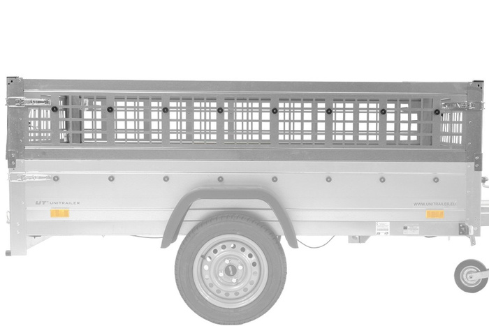 Hálós oldalak az UNITRAILER GARDEN TRAILER 201 KIPP pótkocsihoz