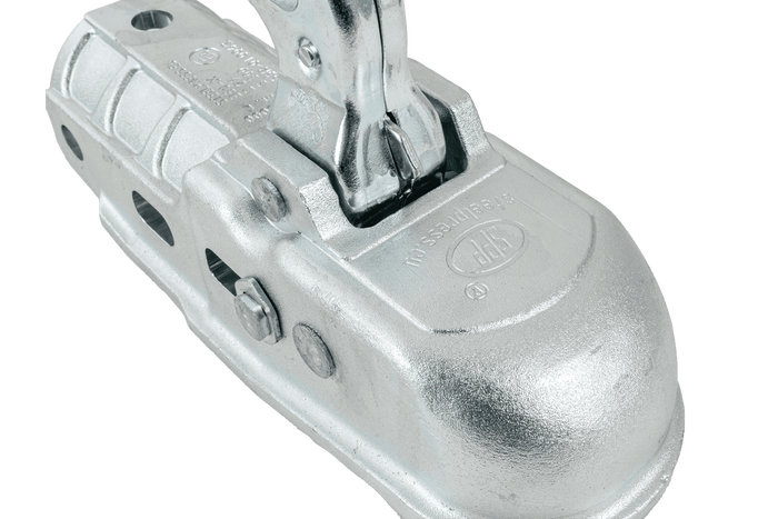 STEELPRESS BC-3000C-00-00 gömbfejes vonóhorog 3000 kg-os pótkocsihoz, 50 mm-es csővonórúddal, öntöttvas