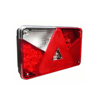 ASPÖCK MULTIPOINT V LED hátsó lámpa bajonettzárral, 8 tűs, 7 funkciós, bal oldali