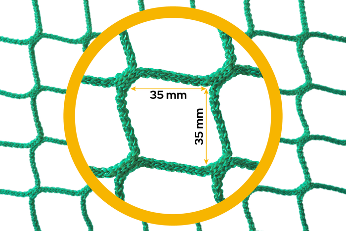 KNOTT pótkocsi szállítóháló pótkocsi rakományának biztosítására 200x350cm