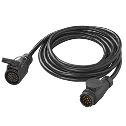 ProPlus 343528 pótkocsi hosszabbító kábel, 13 tűs csatlakozó/aljzat, 5 m