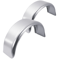 Két darabos sárvédő készlet 15-16"-os DE HAAN HR 2280 utánfutóhoz, 800/220 mm-es kerékívekkel