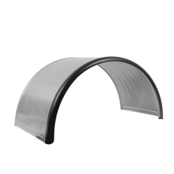 Dupla sárvédő pótkocsihoz 17.5-19.5" DOMAR DK7140 kerékív 1000/500mm fém gumi peremmel