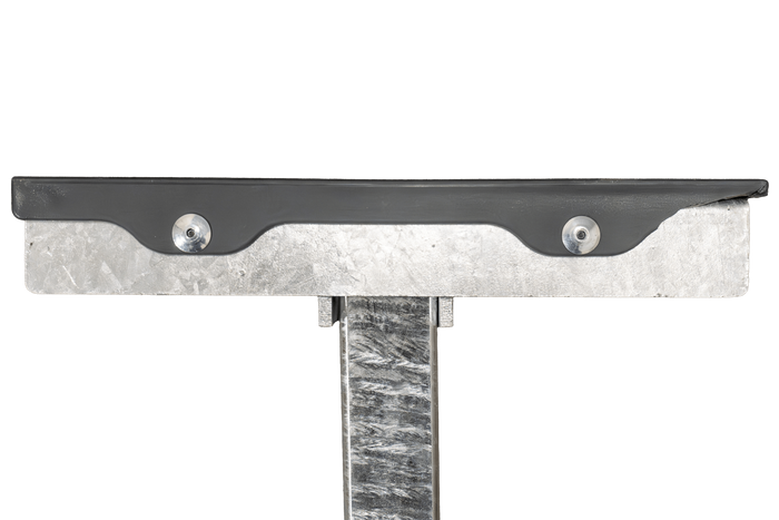 OUTLET UNITRAILER lapos oldaltámasz, 30 cm hosszú, 40 cm magas, hajóutánfutóhoz, SZÜRKE